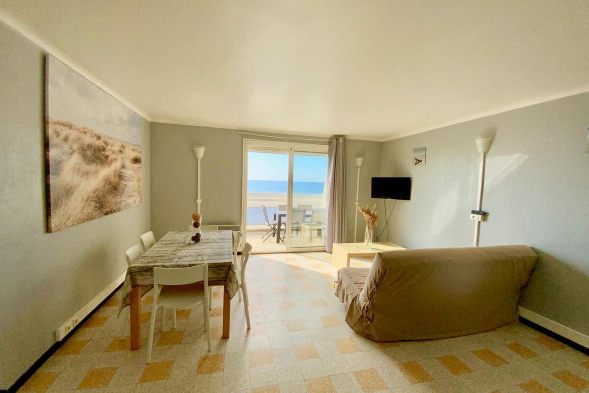 The Beach - Beachfront 2 Bedrooms With View ! Palavas-les-Flots Bagian luar foto